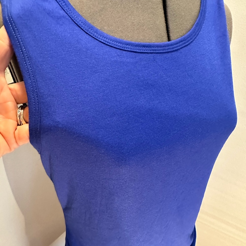 Blue Sleeveless Women's Top